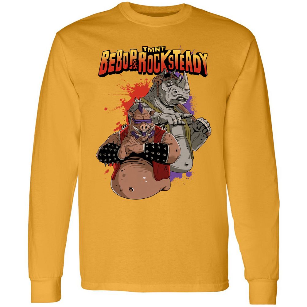 Long Sleeve T-Shirt - VQTGAFCY - Gold - 9