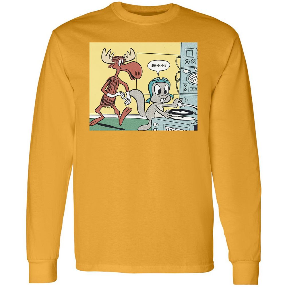 Long Sleeve T-Shirt - S4K6TX8V - Gold - 9