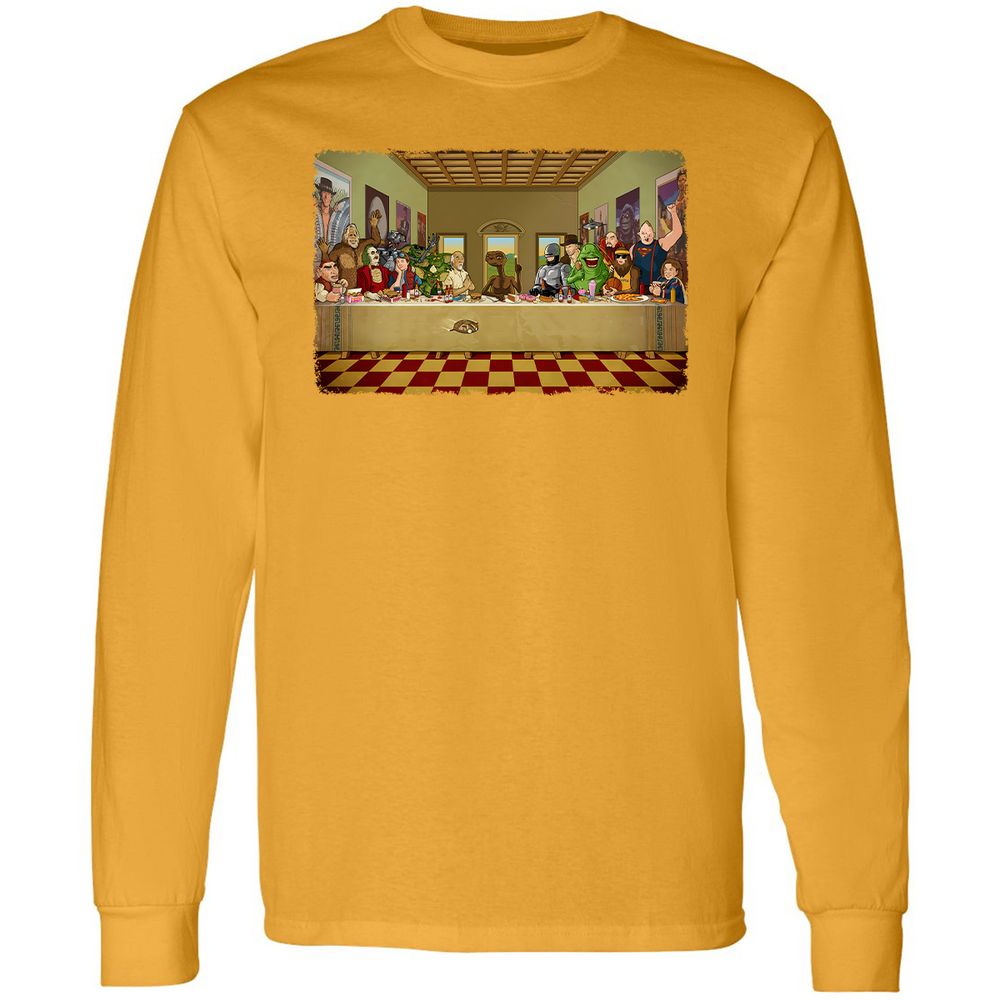 Long Sleeve T-Shirt - H7N7Y4EM - Gold - 9