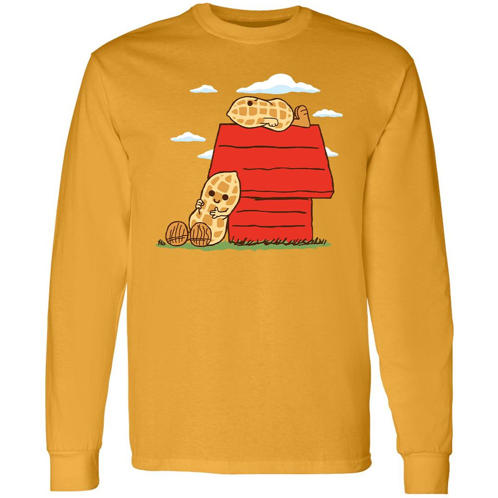 Long Sleeve T-Shirt - NQFU6GRX - Gold - 9