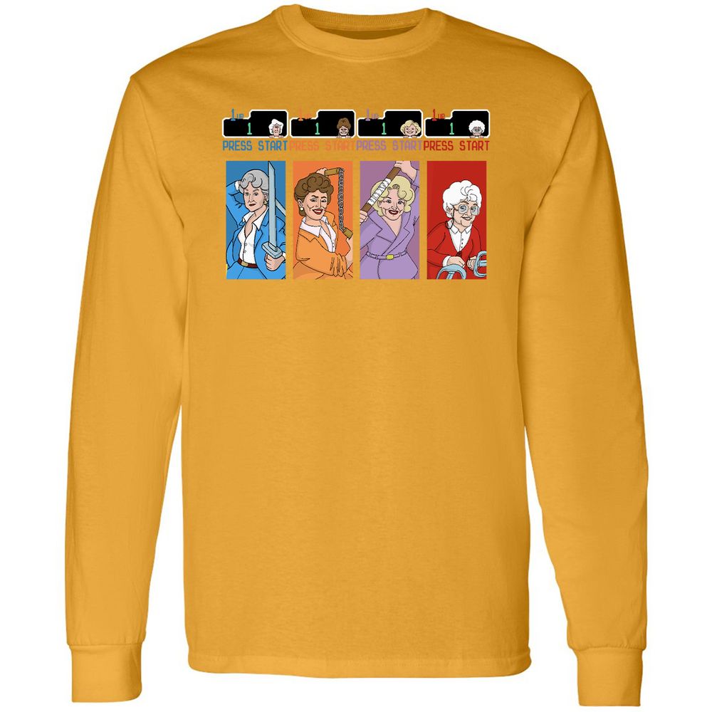 Long Sleeve T-Shirt - BJH3MVRS - Gold - 9
