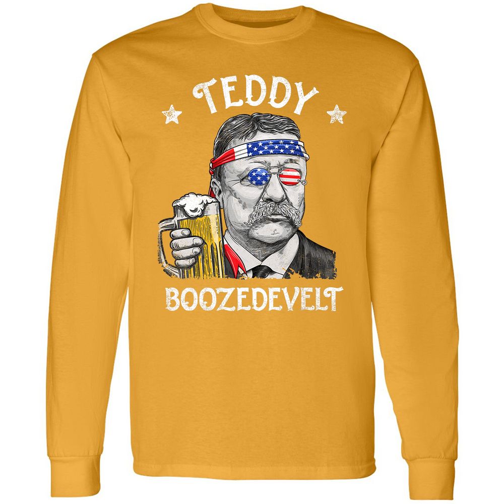 Long Sleeve T-Shirt - P3XVRNY8 - Gold - 9