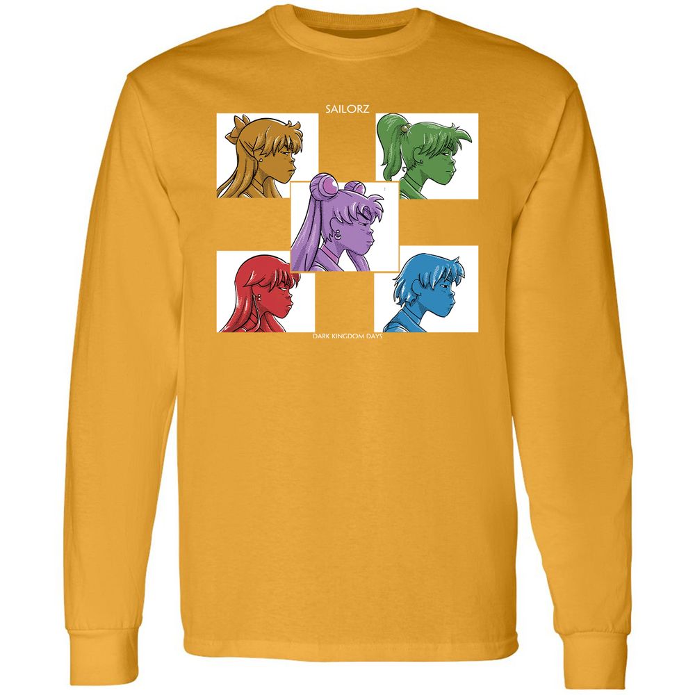 Long Sleeve T-Shirt - VXZZD6P4 - Gold - 9