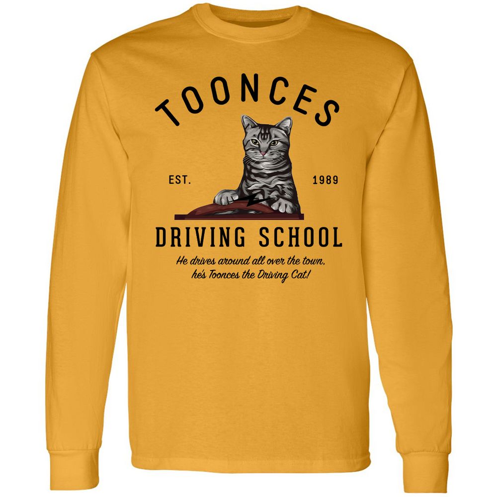 Funny Cat Driving School - Gold - 9