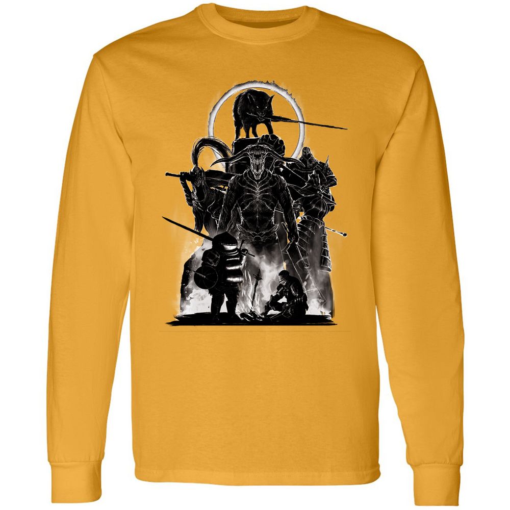 Long Sleeve T-Shirt - NZG5HDCG - Gold - 9