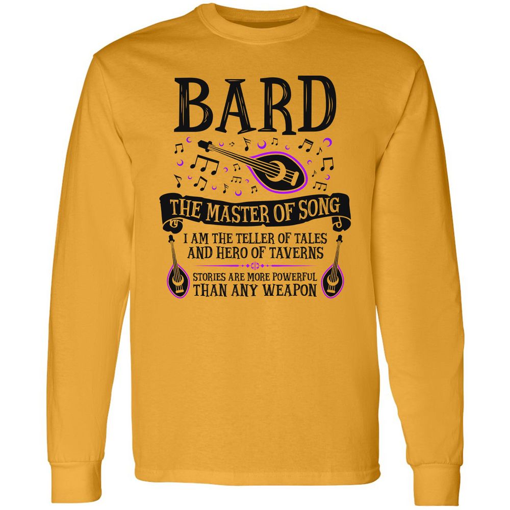 Long Sleeve T-Shirt - EED7BGKZ - Gold - 9