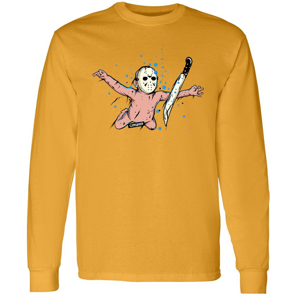 Long Sleeve T-Shirt - W9ME9T98 - Gold - 9