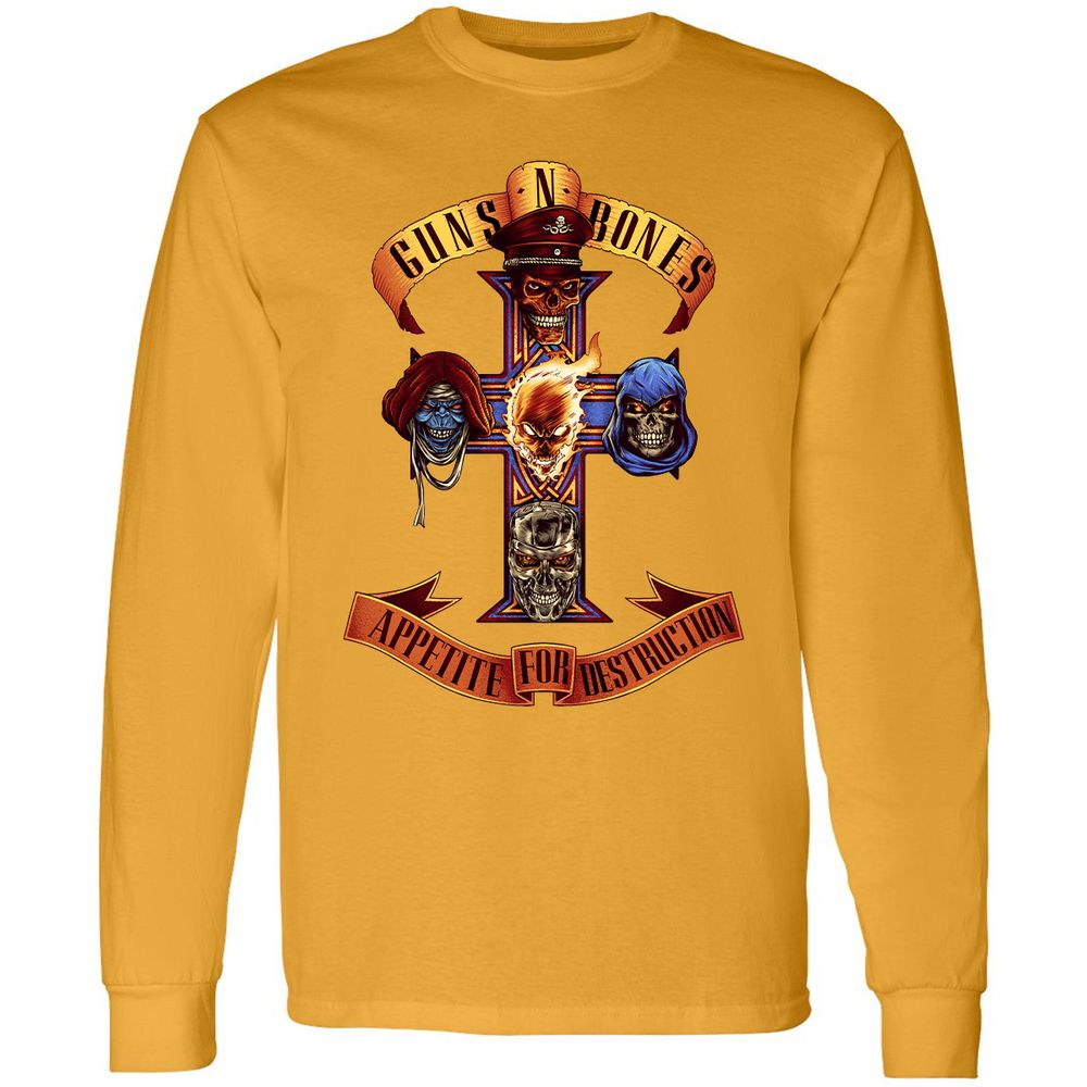 Long Sleeve T-Shirt - ZNNFA47D - Gold - 9