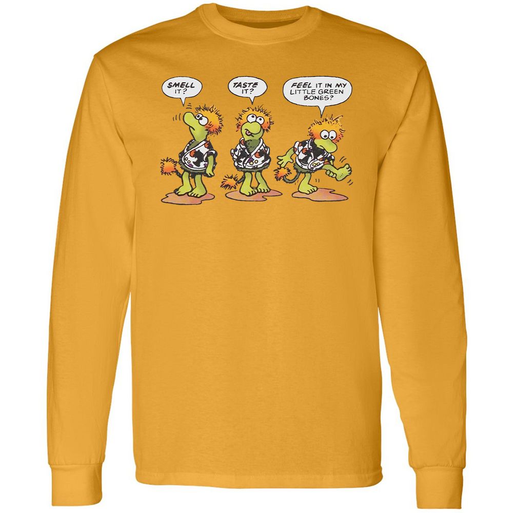 Long Sleeve T-Shirt - 93KX2U9J - Gold - 9