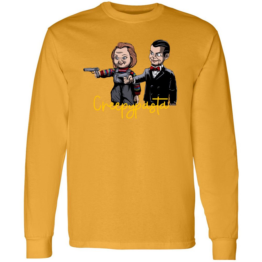 Long Sleeve T-Shirt - 5T2GVB6N - Gold - 9