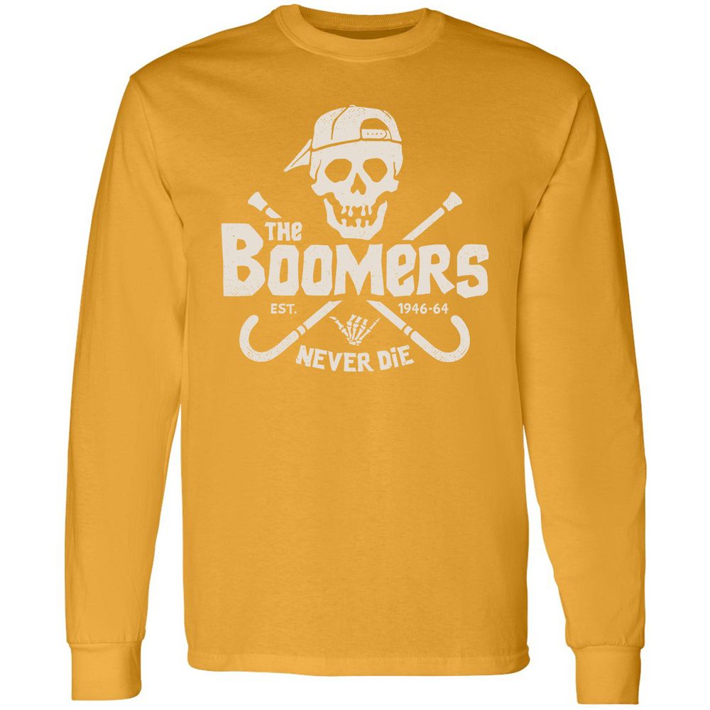 Long Sleeve T-Shirt - ZM41FQC4 - Gold - 9