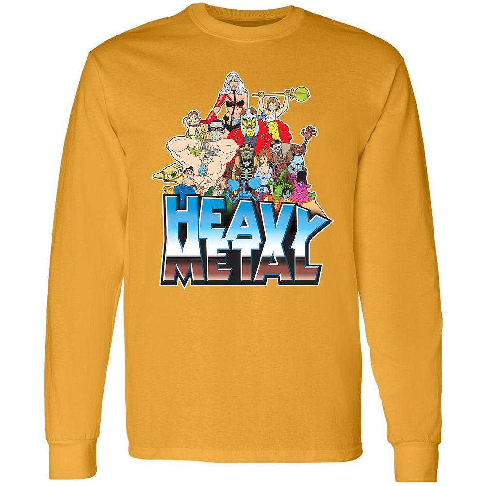 Long Sleeve T-Shirt - 92U6D8L6 - Gold - 9