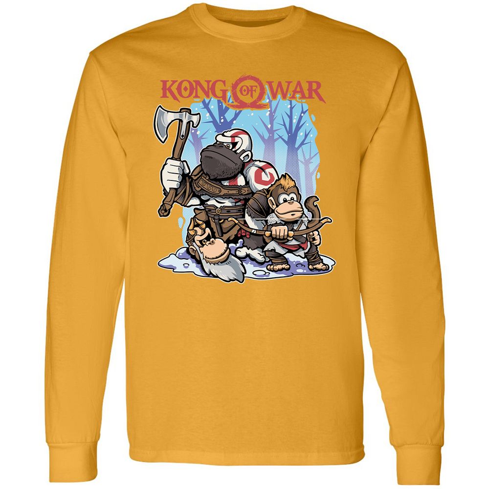 Long Sleeve T-Shirt - HT3FHPSQ - Gold - 9