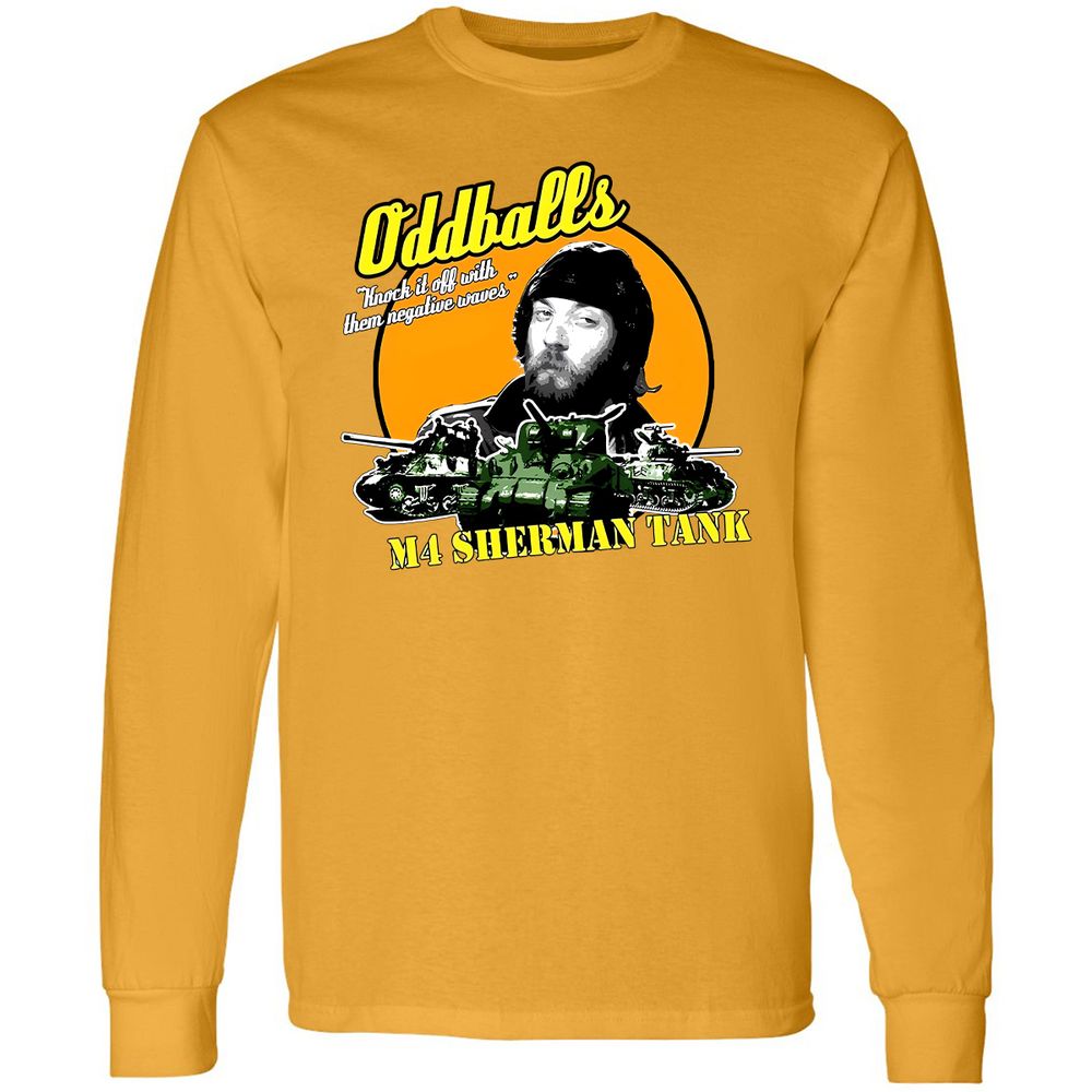 Long Sleeve T-Shirt - N61JVDHB - Gold - 9