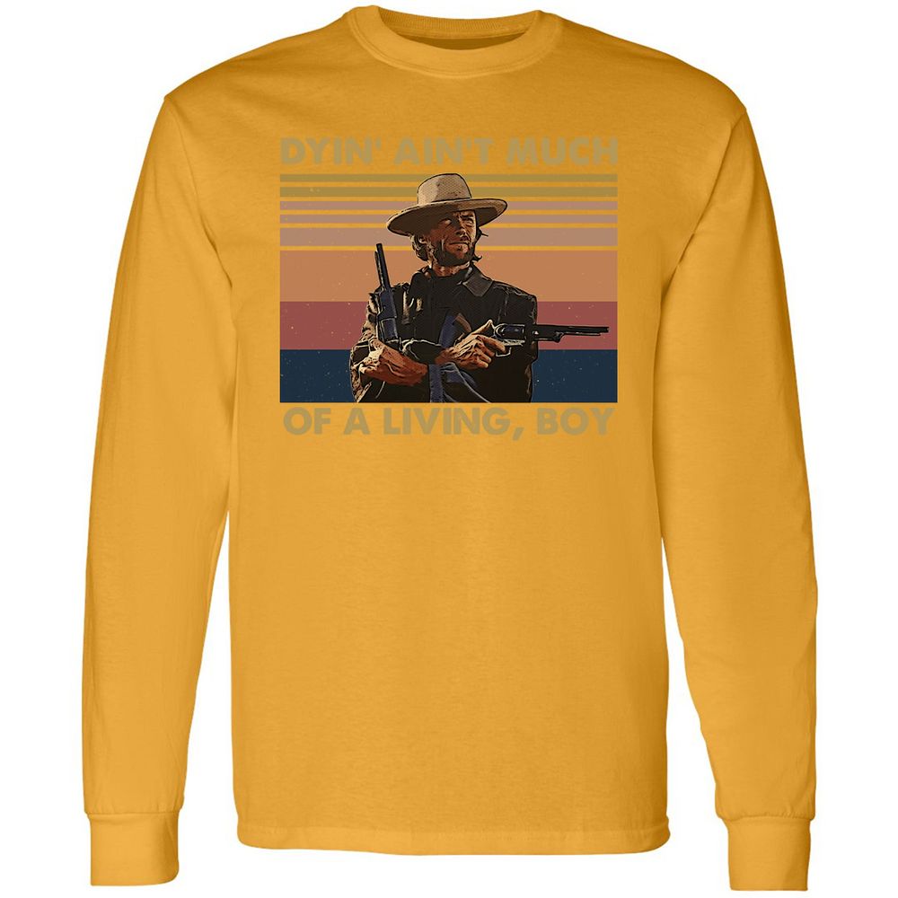 Long Sleeve T-Shirt - ZPZEGYJU - Gold - 9