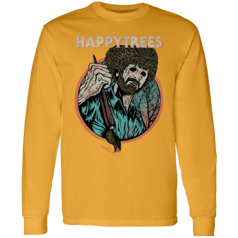 Long Sleeve T-Shirt - YF6V4ENB - Gold - 9