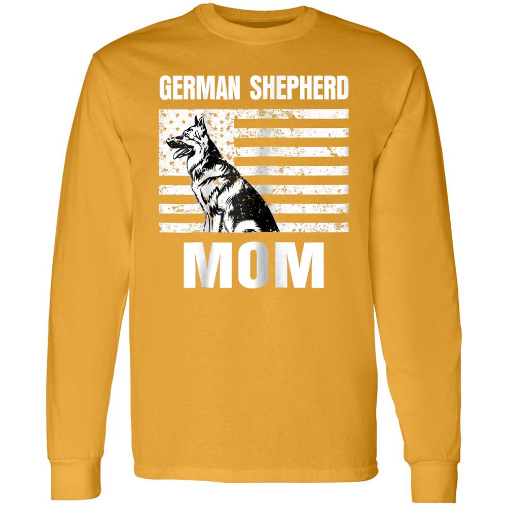 Long Sleeve T-Shirt - QDAGQBRZ - Gold - 9