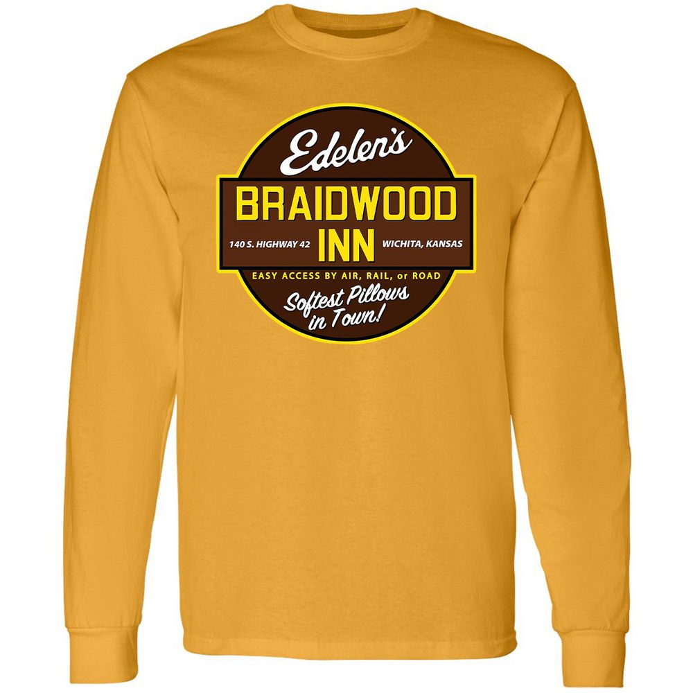 Long Sleeve T-Shirt - DZQXCUZV - Gold - 9