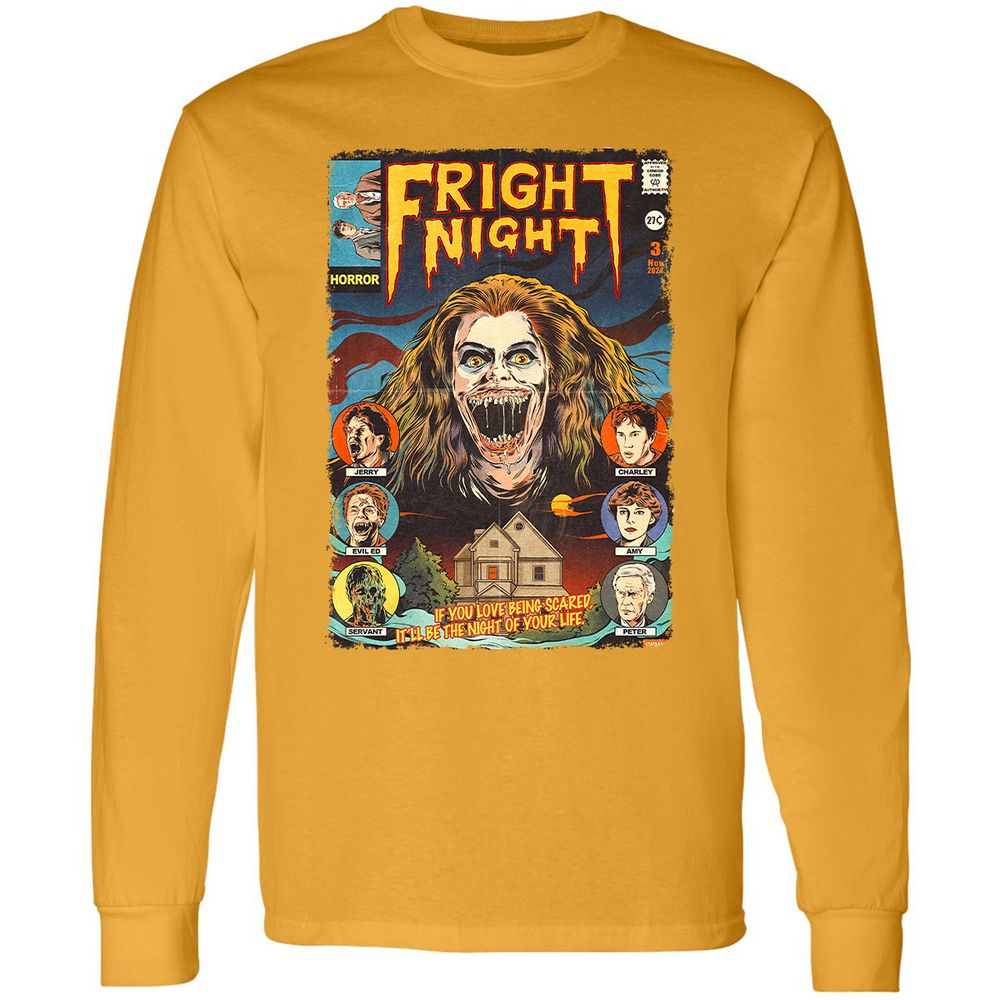 Long Sleeve T-Shirt - CQ8ZQN6T - Gold - 9