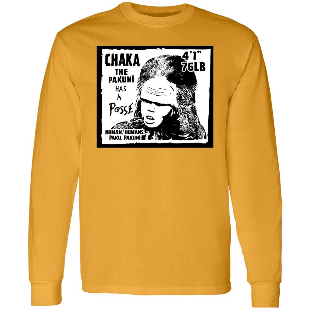 Long Sleeve T-Shirt - KVYY92XZ - Gold - 9