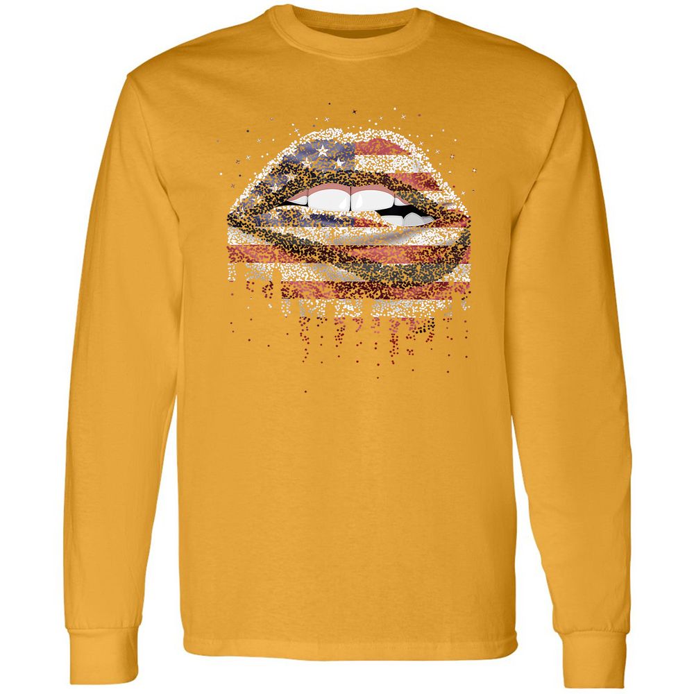 Long Sleeve T-Shirt - A9MV8TGL - Gold - 9