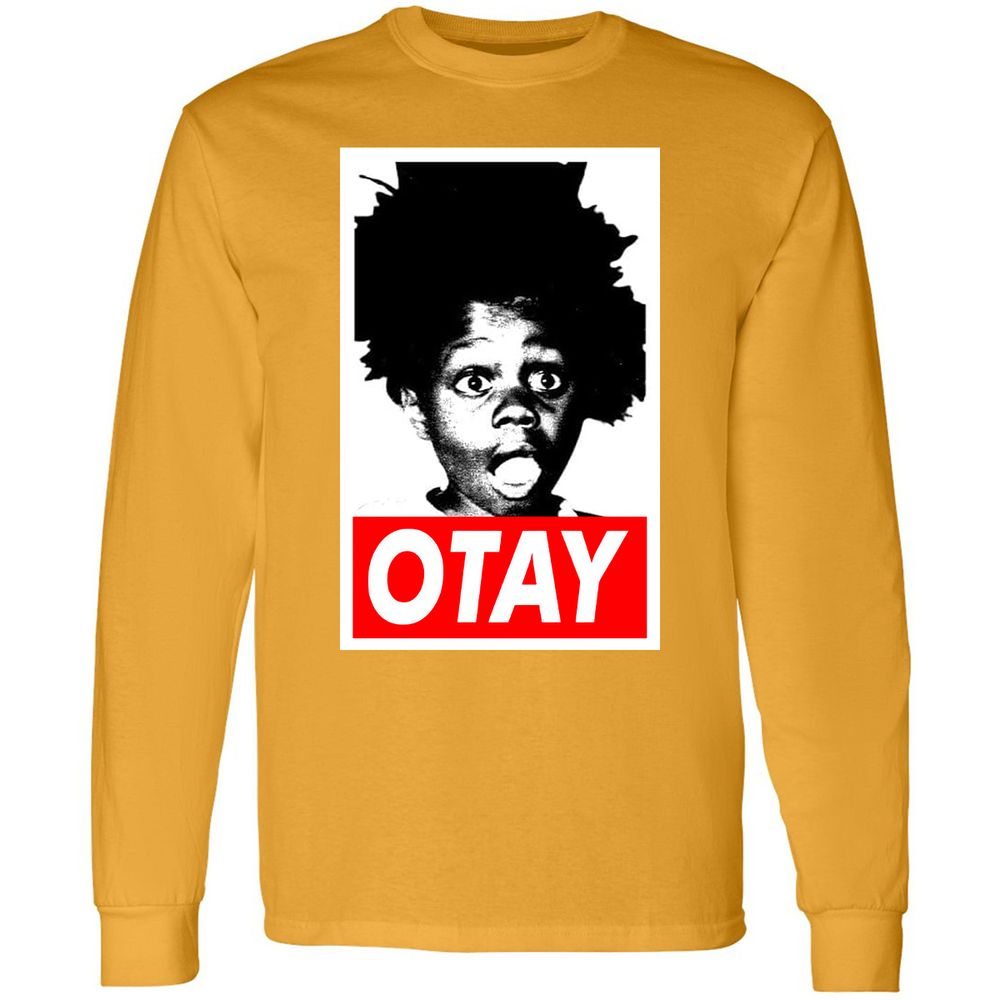 Long Sleeve T-Shirt - GZ91YK5A - Gold - 9