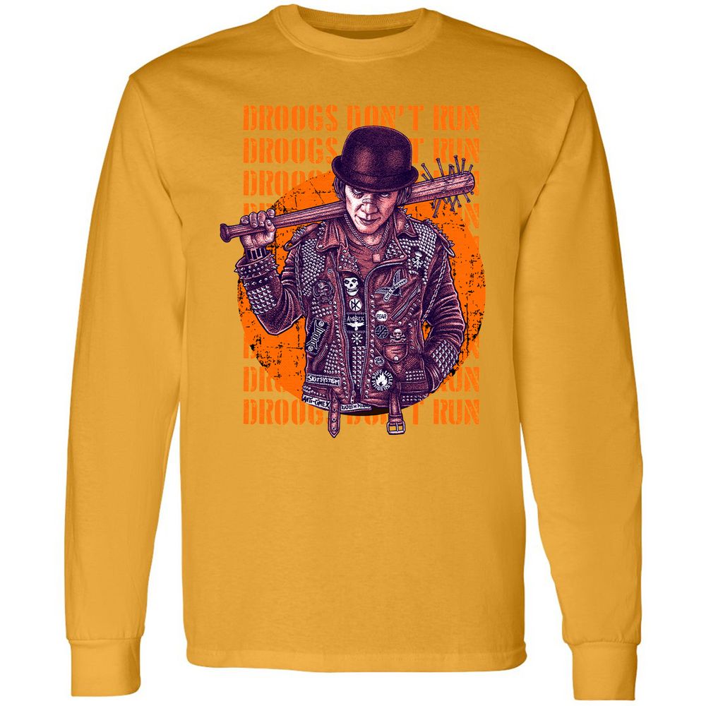 Long Sleeve T-Shirt - QS2Q8NZ2 - Gold - 9