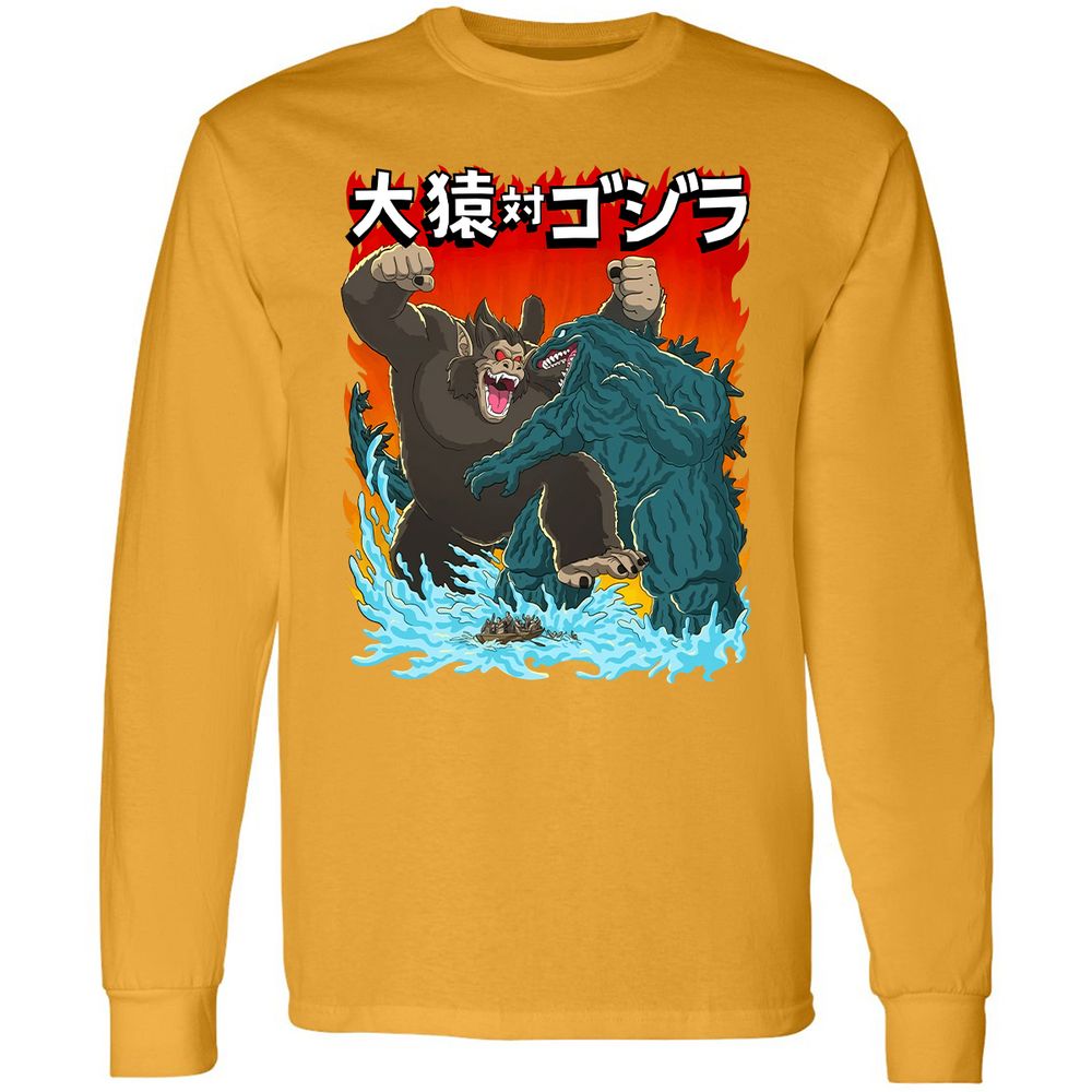 Long Sleeve T-Shirt - BT2KZMQA - Gold - 9