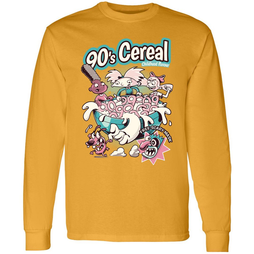 Long Sleeve T-Shirt - TRBF1XJU - Gold - 9