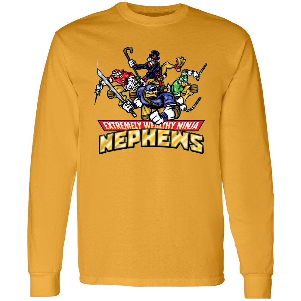 Long Sleeve T-Shirt - RX59QF3A - Gold - 9