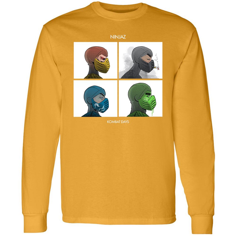 Long Sleeve T-Shirt - 62ZDAE5R - Gold - 9