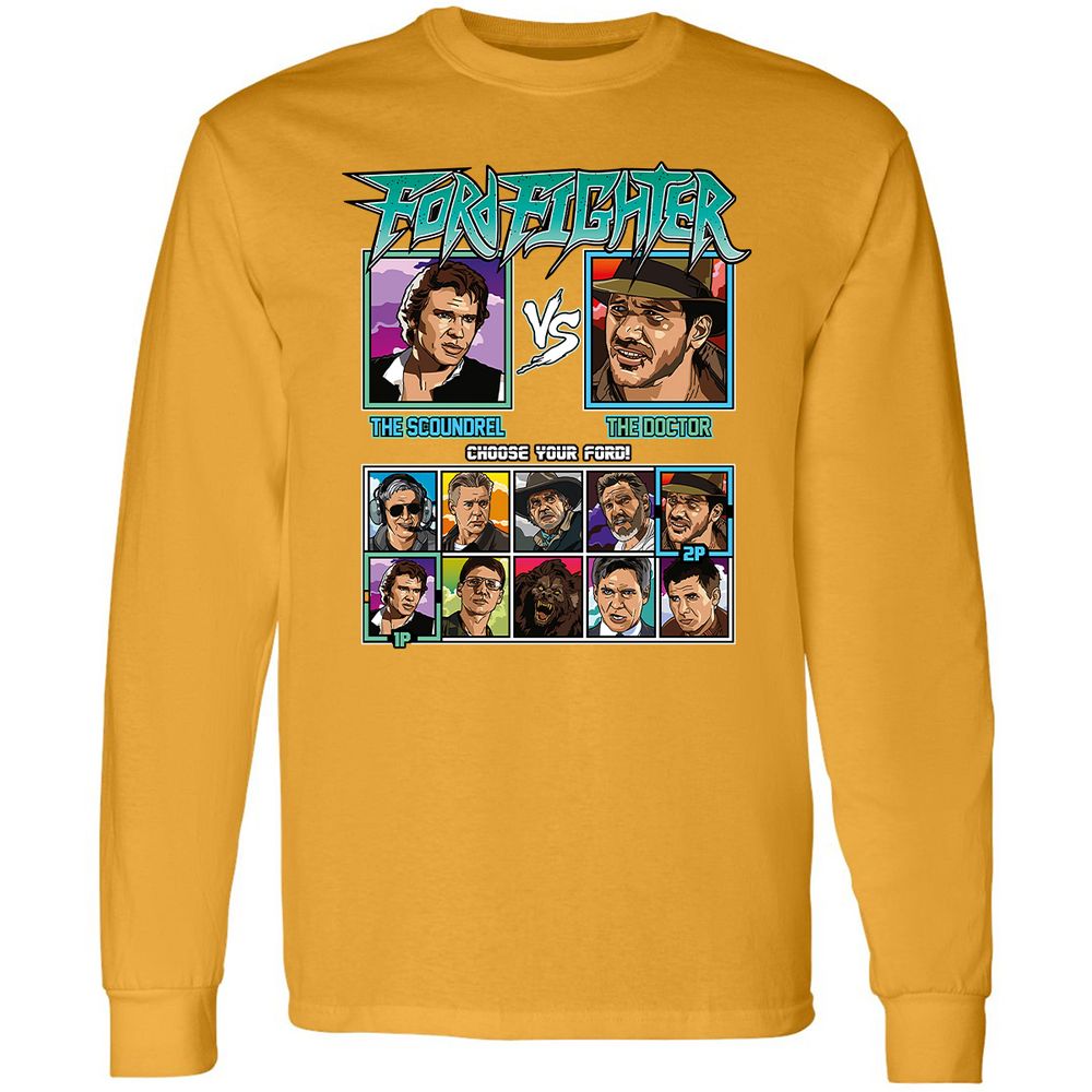 Long Sleeve T-Shirt - 7UCCLLR8 - Gold - 9