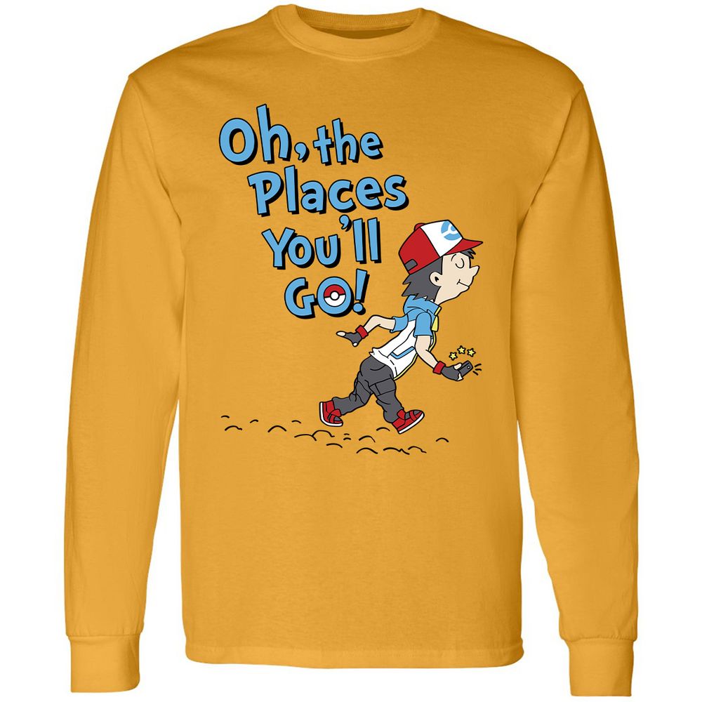 Long Sleeve T-Shirt - ZD8MMDYT - Gold - 9