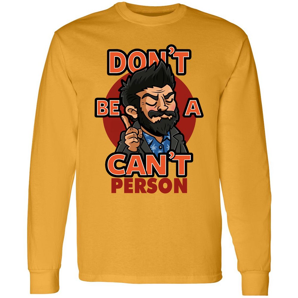 Long Sleeve T-Shirt - Q5VWLG6J - Gold - 9