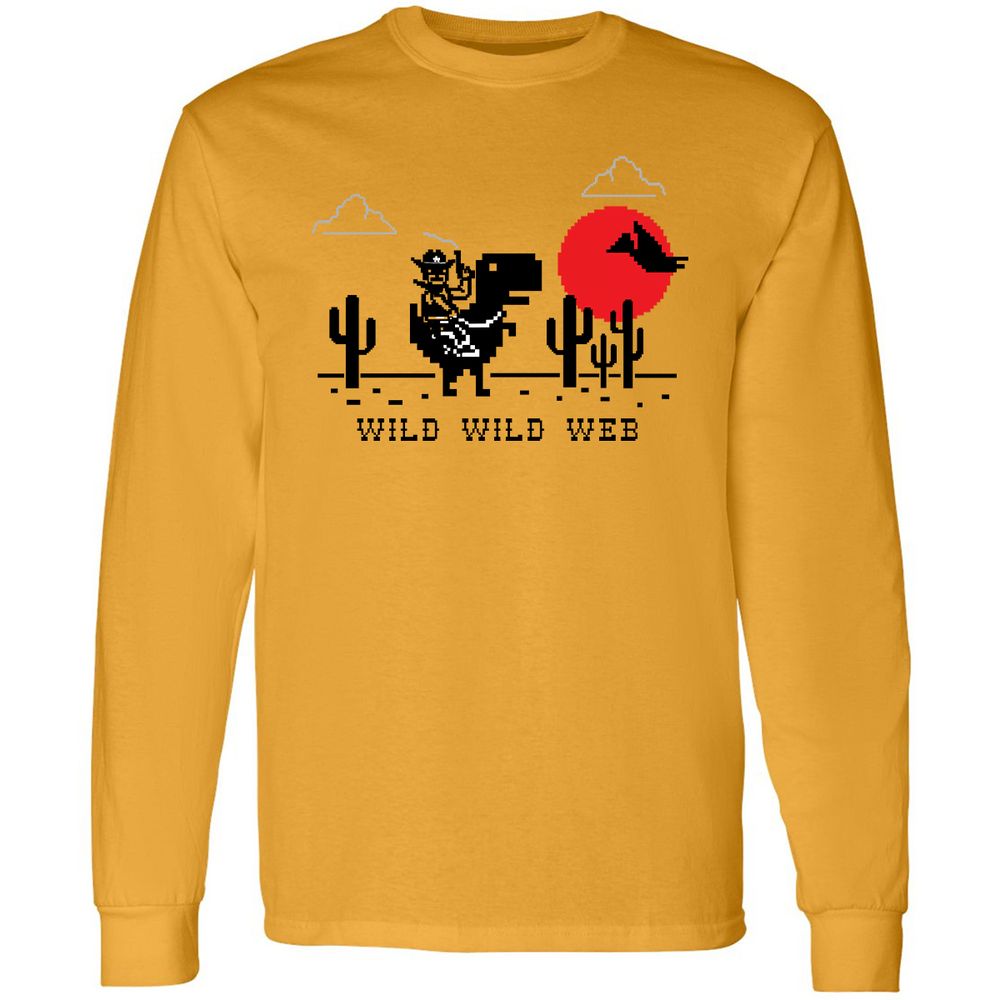 Long Sleeve T-Shirt - Q1R4N8MA - Gold - 9