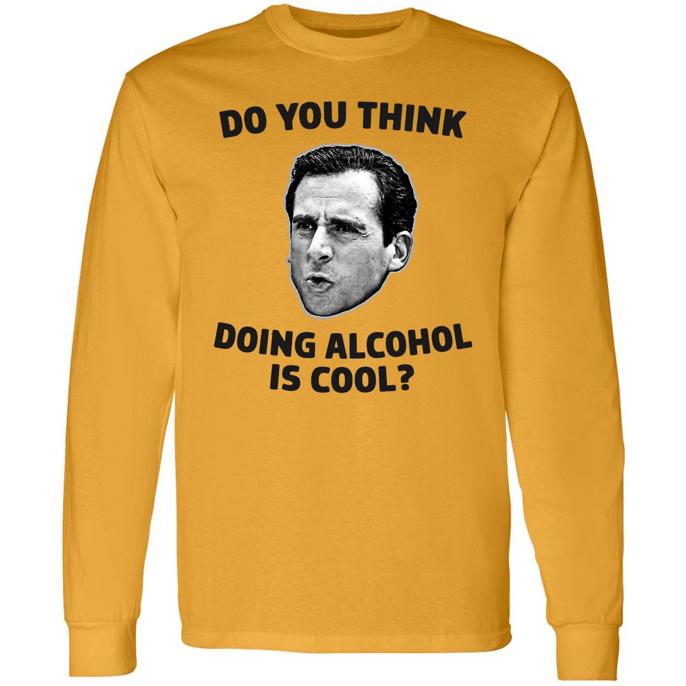 Long Sleeve T-Shirt - 4G69ZJWV - Gold - 9