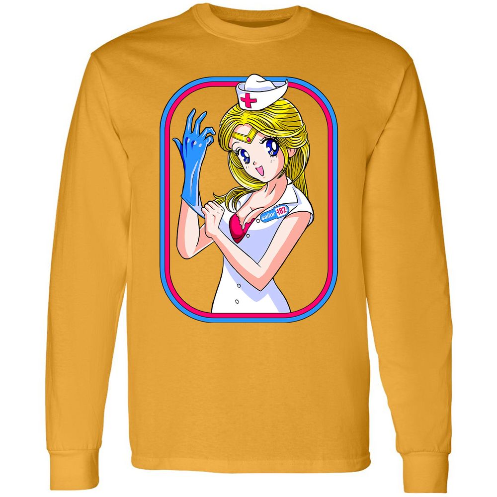 Long Sleeve T-Shirt - A7AR8TN5 - Gold - 9