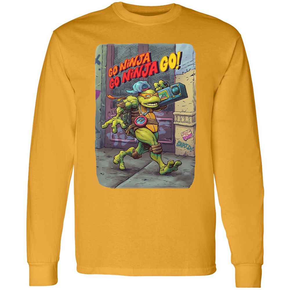 Long Sleeve T-Shirt - WSYGMKTW - Gold - 9