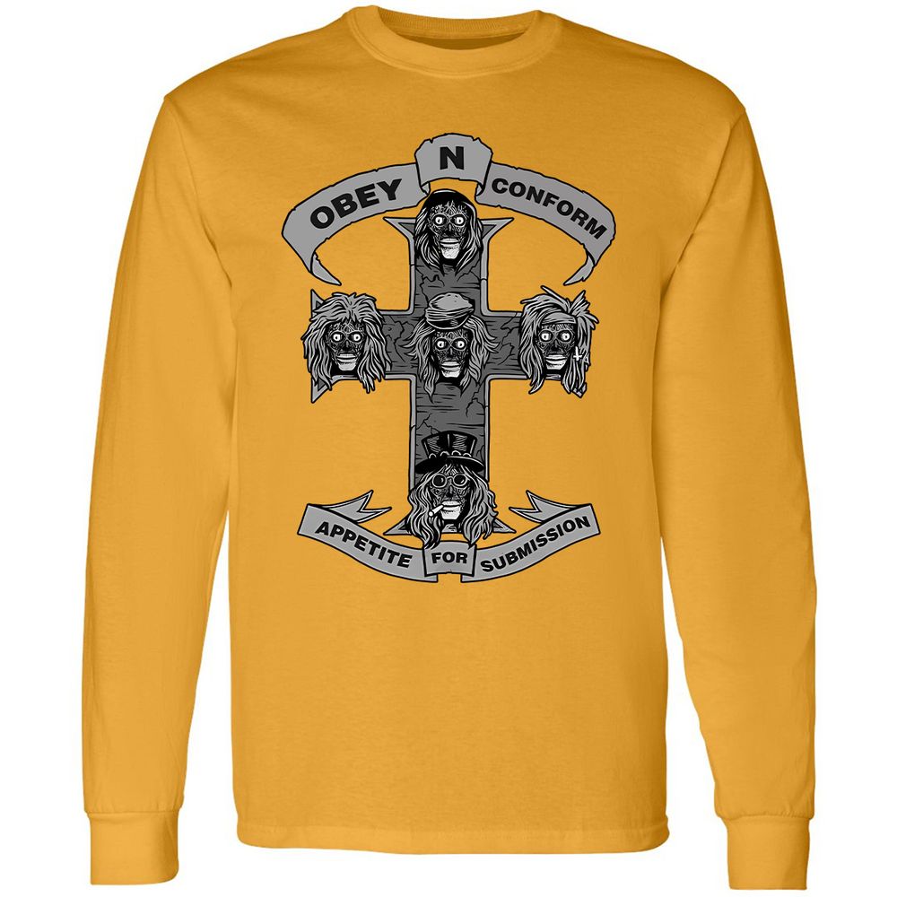 Long Sleeve T-Shirt - UGCEGRH1 - Gold - 9