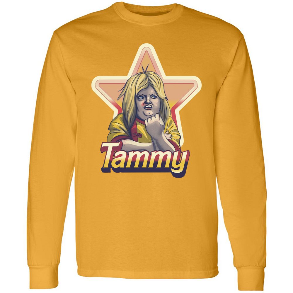 Long Sleeve T-Shirt - 7DLU21CN - Gold - 9