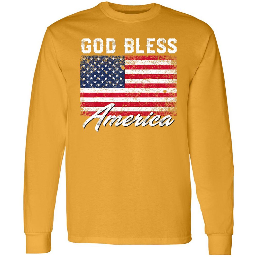 Long Sleeve T-Shirt - SLKJHLX5 - Gold - 9