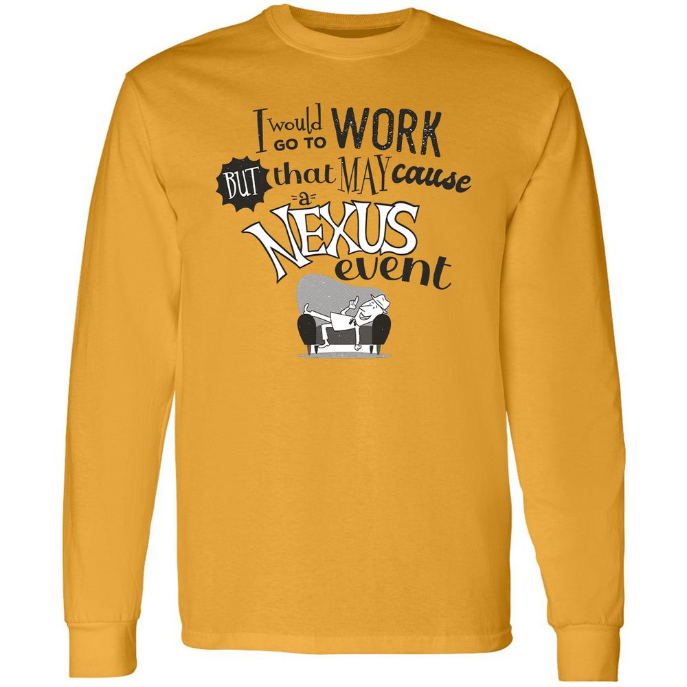 Long Sleeve T-Shirt - BRZEFXN5 - Gold - 9