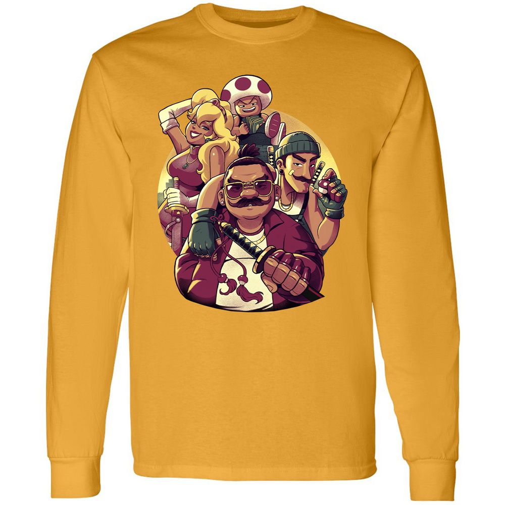Long Sleeve T-Shirt - 2E2PHC8T - Gold - 9