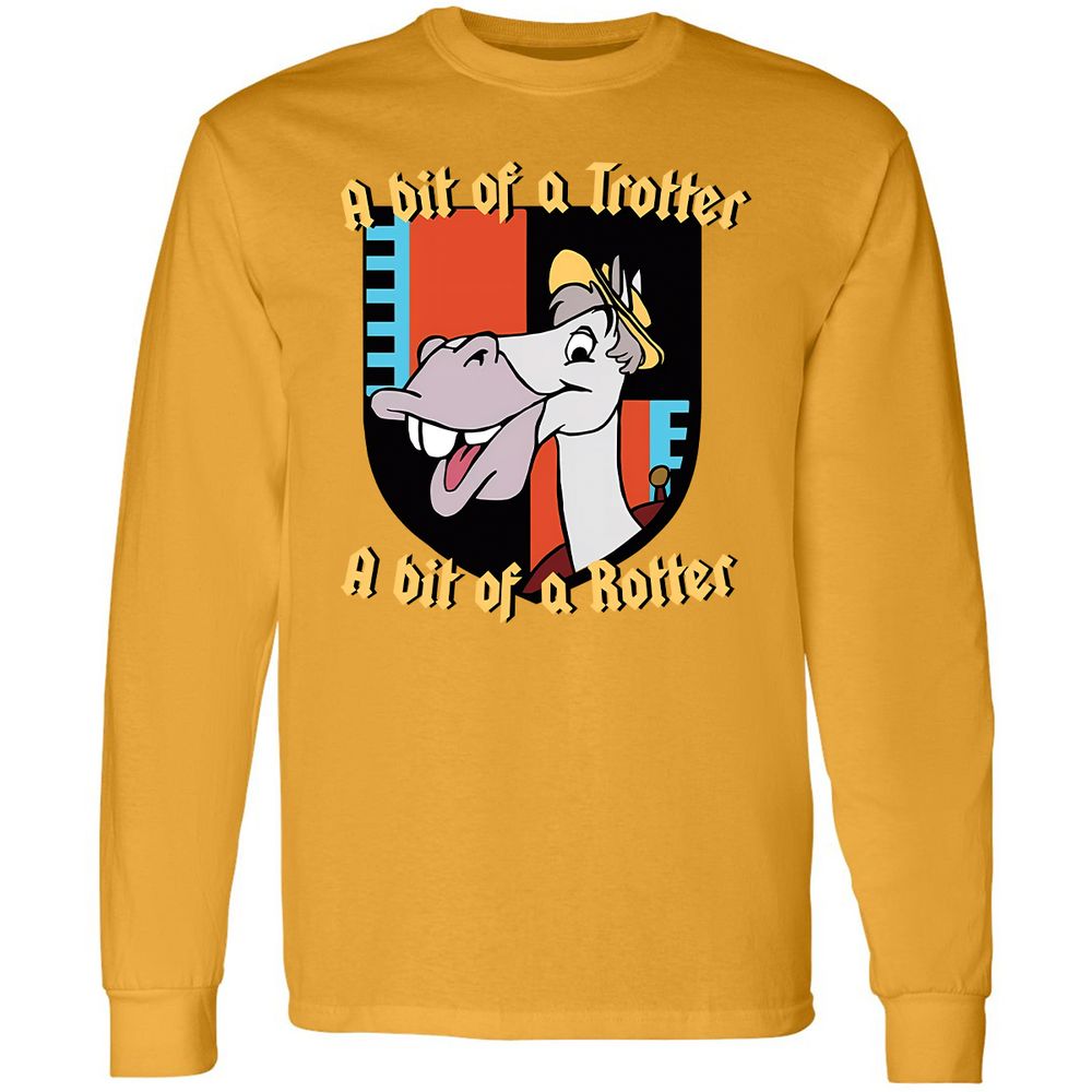 Long Sleeve T-Shirt - Y9ZH2UH9 - Gold - 9