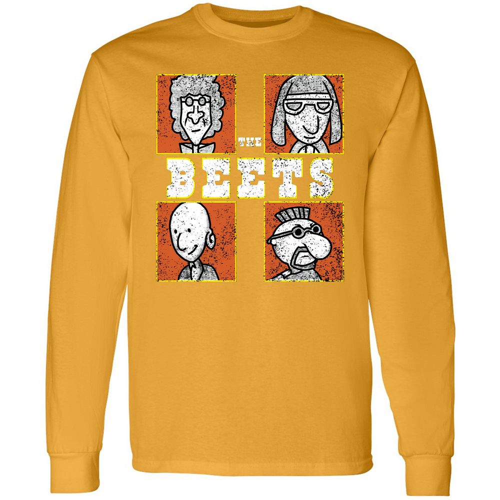 Long Sleeve T-Shirt - Q9Y5XR9F - Gold - 9