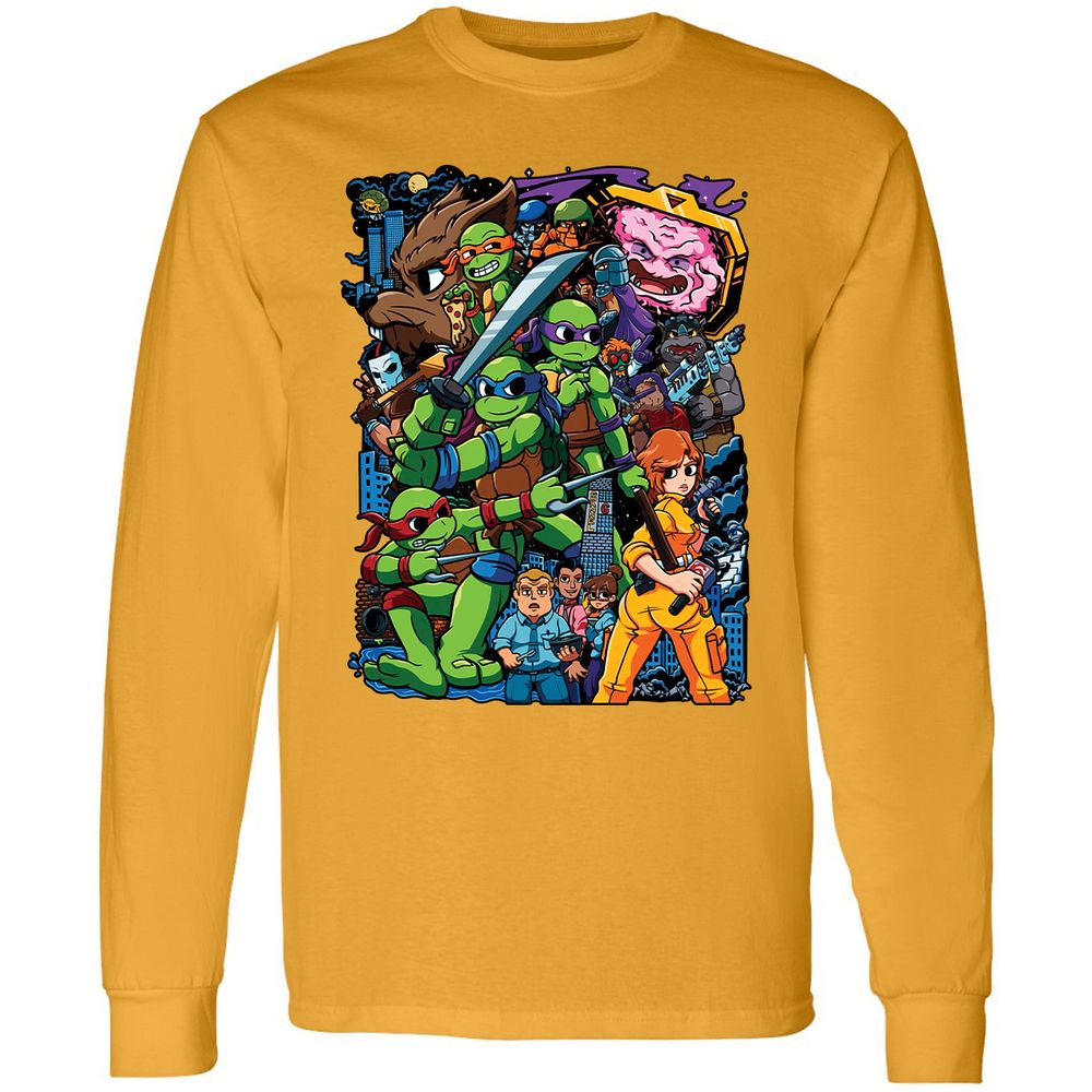 Long Sleeve T-Shirt - 213VCH8N - Gold - 9