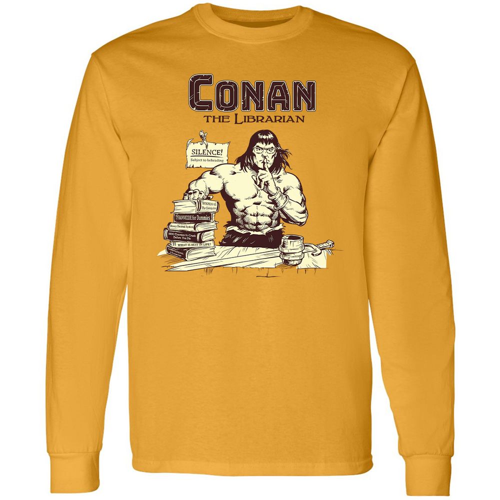 Long Sleeve T-Shirt - 4THUSR1L - Gold - 9