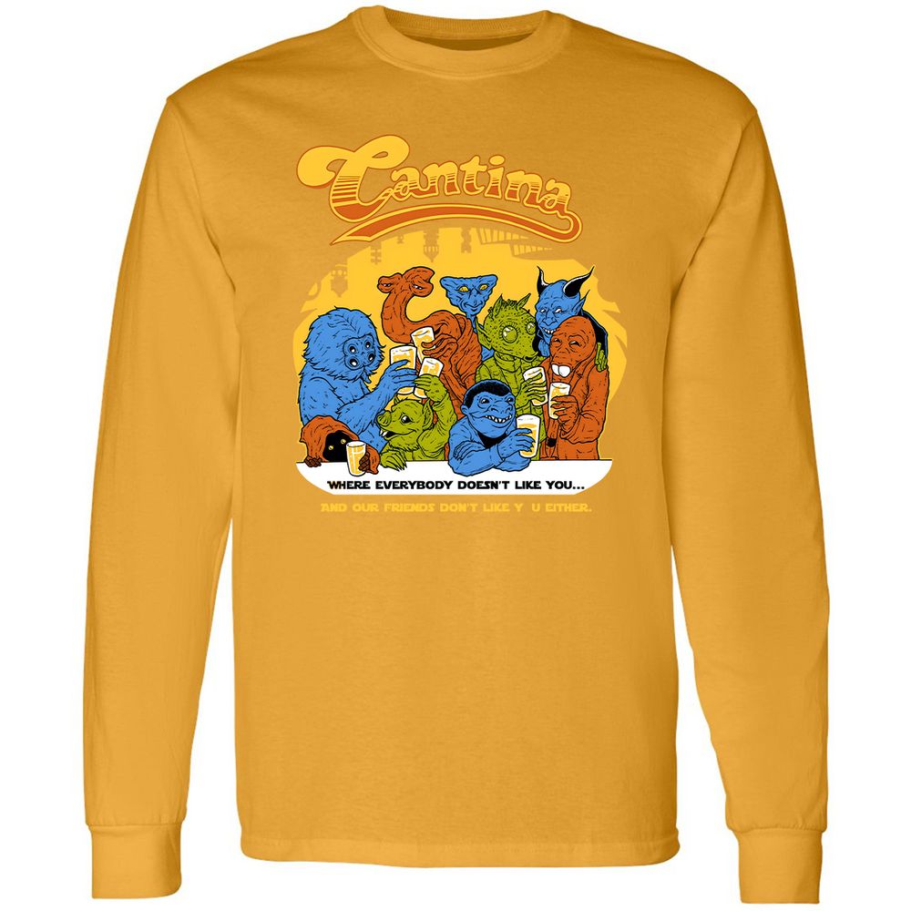 Long Sleeve T-Shirt - BWD7AEBQ - Gold - 9