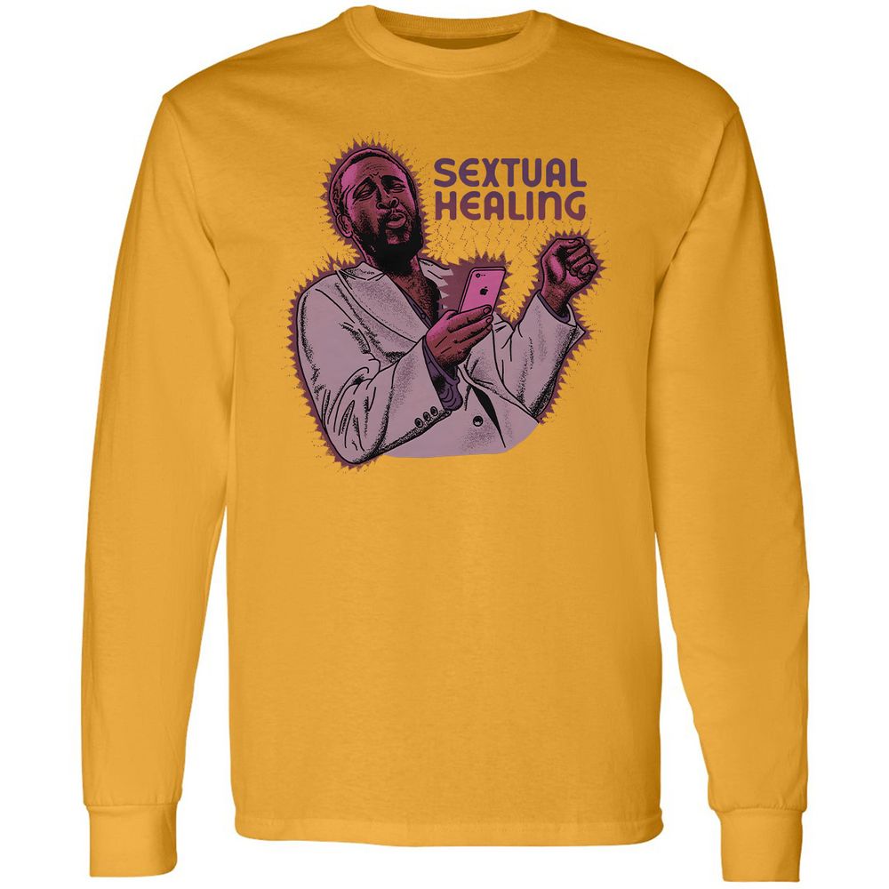 Long Sleeve T-Shirt - 9JD7FVGL - Gold - 9