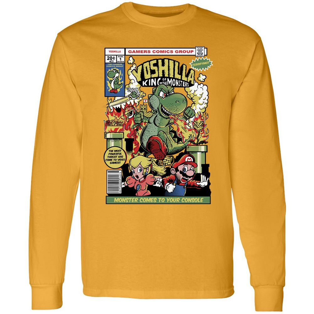 Long Sleeve T-Shirt - LVKVERZJ - Gold - 9